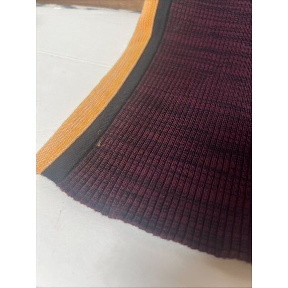 NWT Scotch & Soda Pencil Skirt Burgundy Small Ribbed Midi Thick  Rtl 125$.   Ee - Picture 2 of 6